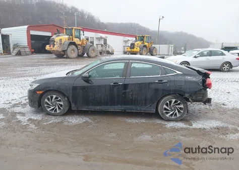 2018 Honda Civic Ex from USA, damaged, VIN 2HGFC2F75JH557521